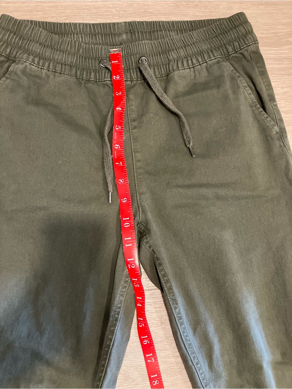 RDI Olive Utility Drawstring Waist Pants - Picture 8 of 9
